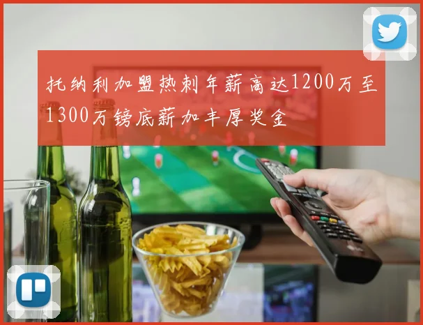 托纳利加盟热刺年薪高达1200万至1300万镑底薪加丰厚奖金
